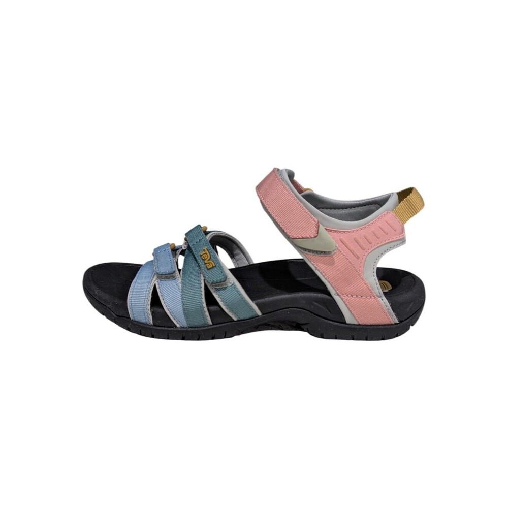 Teva Tirra Hiking Walking Sandal Pink Green Blue Summer Shoes Back Strap Size 6